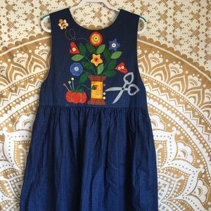 UNIQUE!!Homemade TEACHER DRESS! A-LINE! FLATTERING